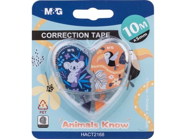 Korektor w taśmie Animal Planet 2szt x 5m x 5mm MG