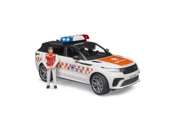 Bruder Range Rover Velar Emergency vehicle with driver toy