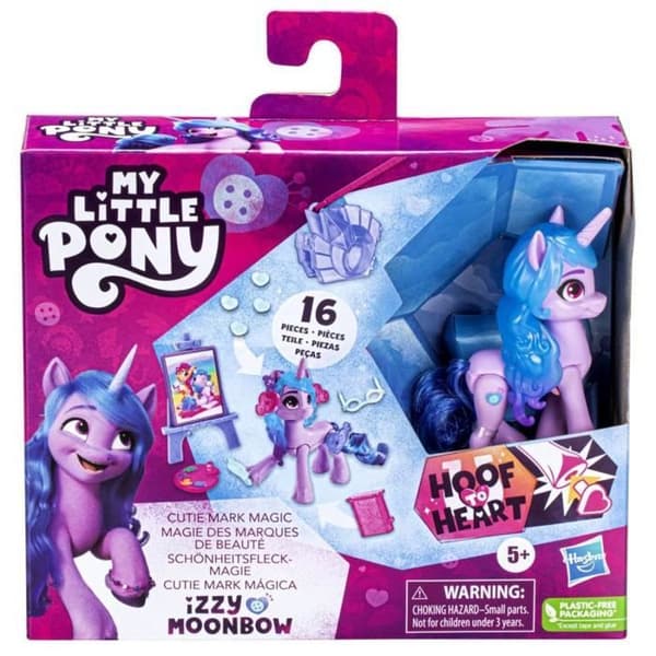Figurin - HASBRO - Izzy Moonbow - Enhörning - 7,5 cm - Modeaccessoarer