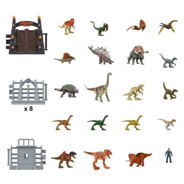 JURASSIC ADVENTSKALENDER - MATTEL - HTK45 - DINOSAUR JURASSIC WORLD
