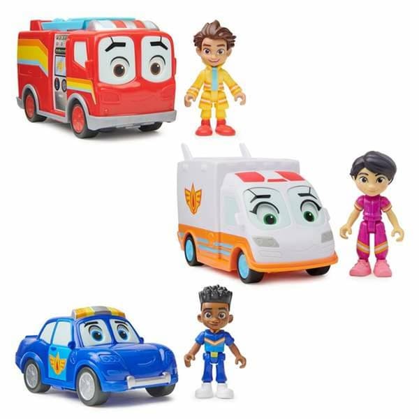 Playset Spin Master Firebuds 2 Dele Figur Køretøj 17,78 x 21,59 x 7,62 cm