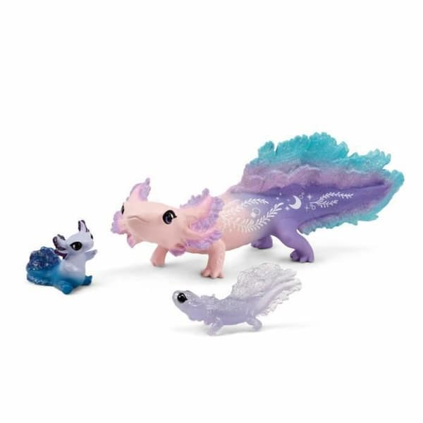Actionfigurer Schleich Salamandre Axolotls 3 Delar