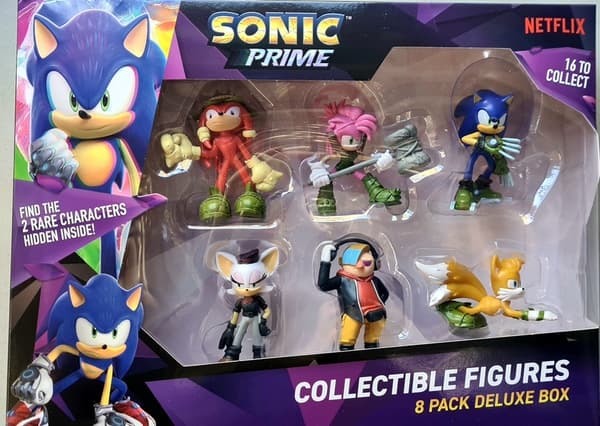 P.m.i. Sonic Prime- 8 Pack - 2 Rare Hidden Characters 6,5cm [assorted] (s1)