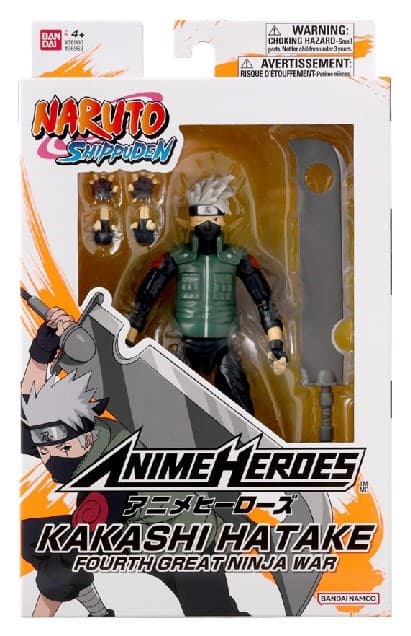 ANIME HEROES NARUTO - HATAKE KAKASHI GOURTH STORE NINJA-KRIG