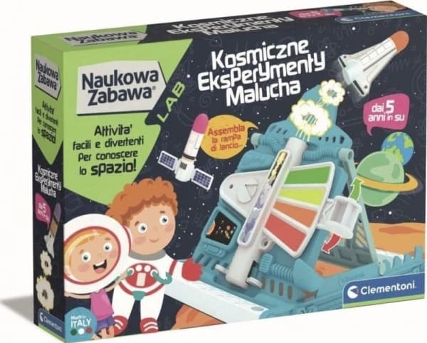 Clementoni CLE vetenskapligt roligt rymdexperiment för små barn 50798