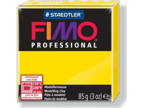 STAEDTLER FIMO 8004-100 - Muotoilusavi - Keltainen - 1 kpl - 1 väri - 110 °C - 30 min