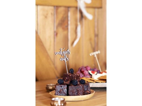PartyDeco KPT55-100, Kakku, kultainen, 1 kpl, 16 cm, 100 mm, 20 mm