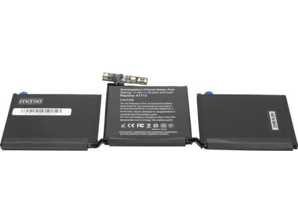 Bateria Mitsu Bateria A1713 do Apple MacBook Pro 13 A1708
