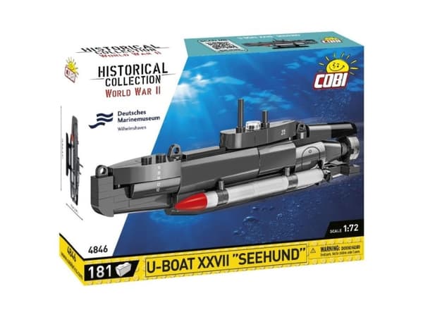 COBI U-Boat XXVII Seehund, Byggesett, 181 stykker