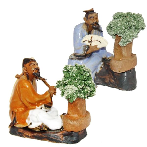 Bonsai figurin set - Bonsai Master - 6 olika figurer