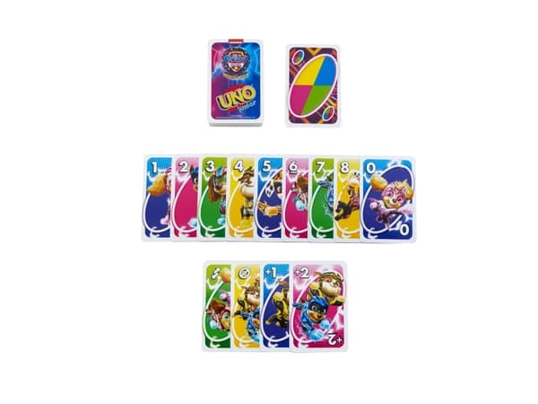 Games UNO Junior Paw Patrol The Mighty Movie, Kort Spill, Shedding, 3 år