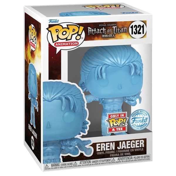 Set figure POP & Tee Attack on Titan Eren Exclusive