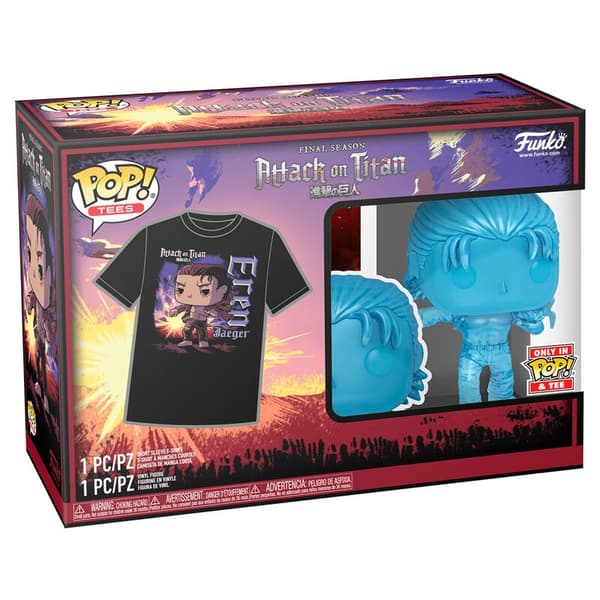 Set figure POP & Tee Attack on Titan Eren Exclusive