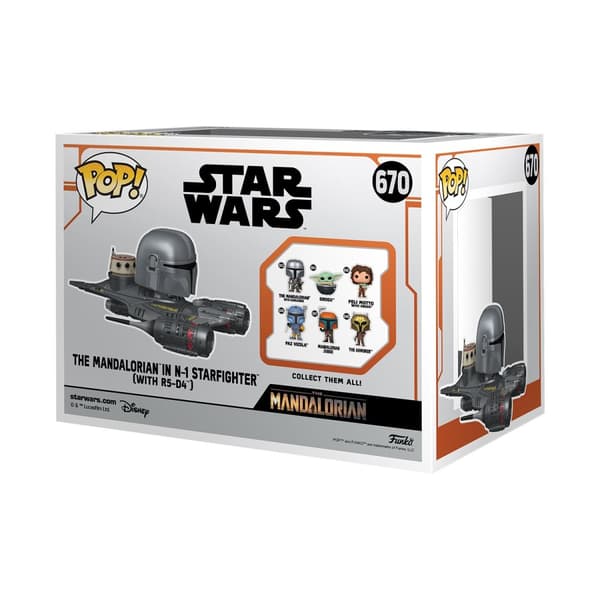 Funko Pop! Rides: Star Wars: The Mandalorian Season 3 - The Mandalorian in N1 Starfighter
