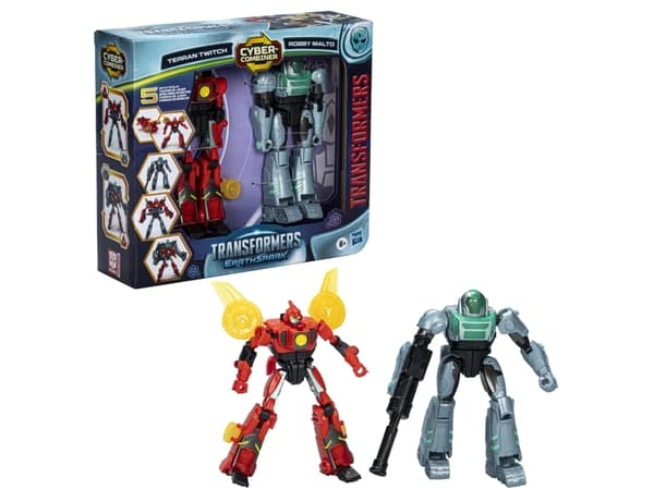 Transformers EarthSpark Cyber-Combiner 1, 6 år, Plast, Flerfarget, 160 g