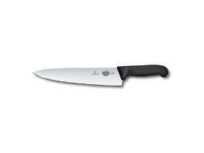 Kokkekniv Victorinox Fibrox klinge 25 cm Sort,6 stk/krt
