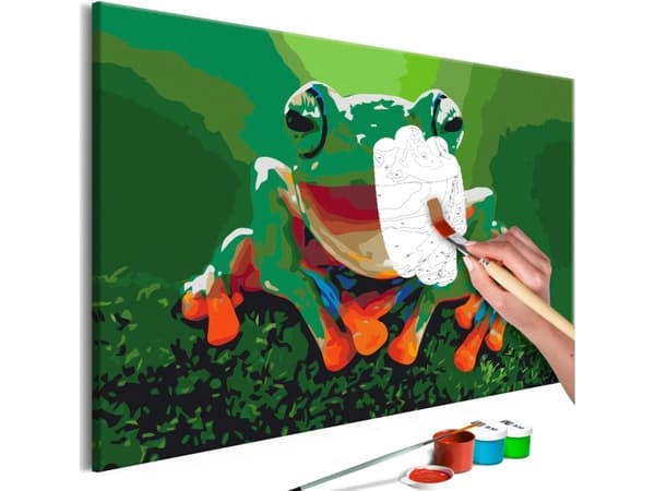 Artgeist Paint by Number Kit - Laughing Frog