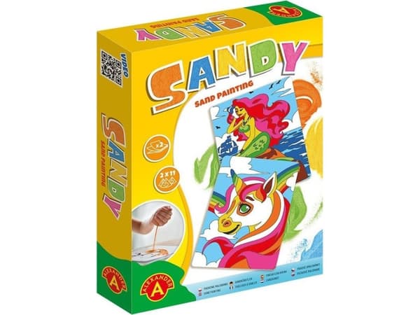 Alexander Sandy. Sandmalerier - Havfrue, Enhjørning 2549 ALEXANDER