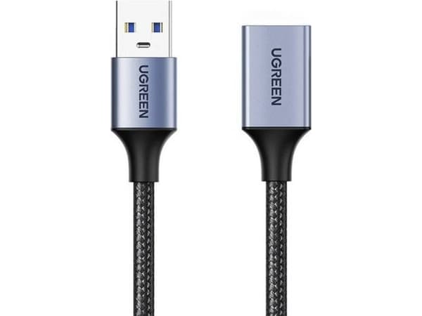 Ugreen extension cable adapter cable USB (male) - USB (female) 3.0 5Gb/s 2m gray (US115)