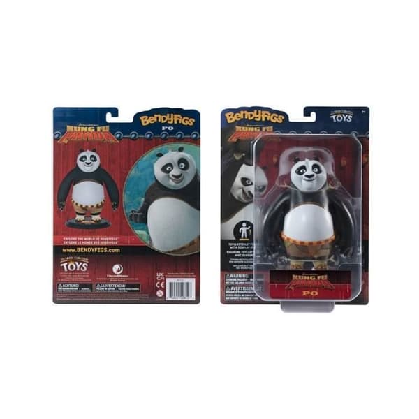 Noble Collection - Kung Fu Panda - Bendyfigs Po Ping Flexibel Figur 15cm