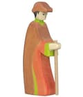 Miniatyrbild 1 av 2: Figurin - HOLZTIGER - Herde med pinne 3 - Handmålad - Europeisk tillverkning