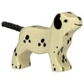 Miniatyrbild 1 av 2: HOLZTIGER Dalmatiner stående liten träfigur - Handmålad - Europeisk tillverkning