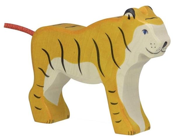 HOLZTIGER - 80136 - FIGURIN - TIGER, STÅENDE
