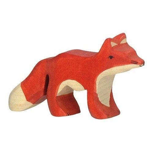 HOLZTIGER träfigur Räv liten för barn från 3 år och uppåt
