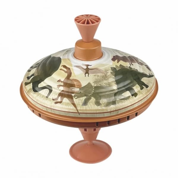 Dinosaurie metall trycksnurra - Egmont Toys - 550043 - Vit - Blandat - 12 månader och uppåt