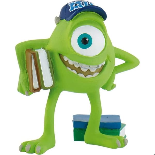 Figurin - BULLYLAND - Mike - Disney Monsters Et Cie - 7 cm - Miniatyrkaraktär