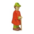 Miniatyrbild 1 av 2: HOLZTIGER träfigur - Herde med pinne - För barn från 3 år och uppåt