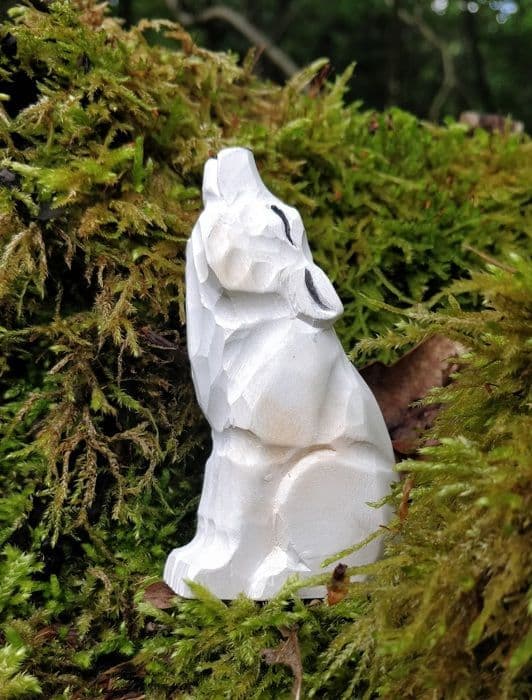 Wudimals - Arctic Wolf Figure - K-PLAY