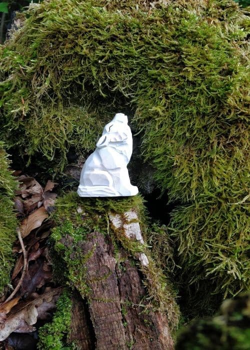 Wudimals - Arctic Wolf Figure - K-PLAY