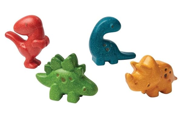 PLANERA LEKSAKER FIGURINER: 4 DINOSAURER