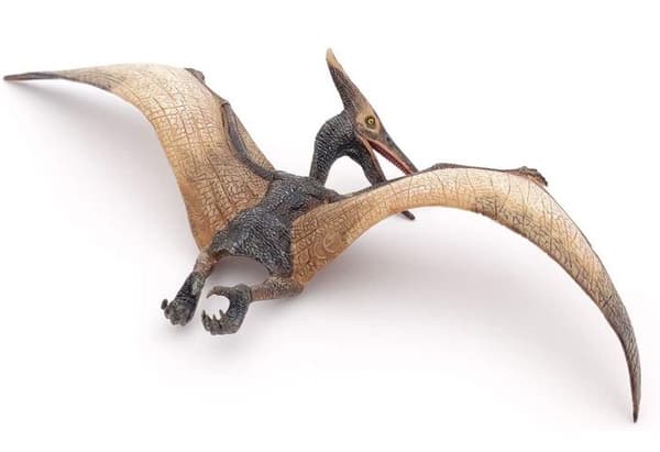 Pteranodon-figur - PAPO - DINOSAURER - Grå - För barn från 3 år och uppåt