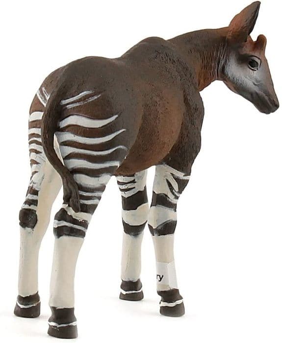 Leksak - PAPO - Okapi - Brun och vit - För pojkar från 3 år och uppåt