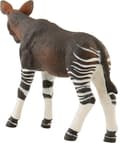 Miniatyrbild 4 av 4: Leksak - PAPO - Okapi - Brun och vit - För pojkar från 3 år och uppåt