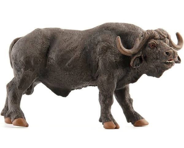 Figurin - PAPO - Buffalo - Grå - För barn från 3 år och uppåt - Pojke