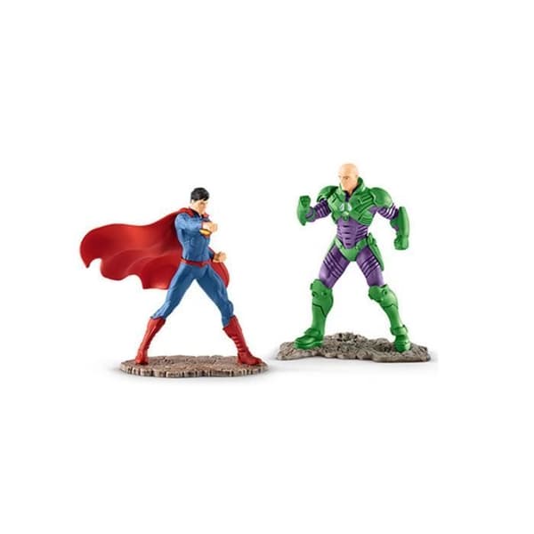 Schleich 22541 Figur - Justice League - Superman vs Lex Luthor - Paket med 2 figurer