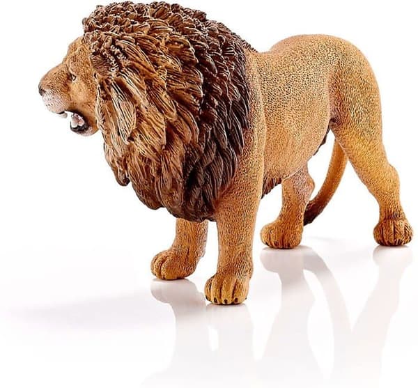 Schleich 14726 Figur - Roaring Lion of the Savanna - Leksak för barn från 3 år