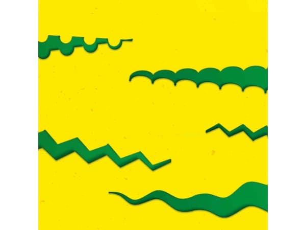 SES Creative Børnesakse 5 stk Zigzag