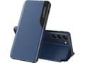 Pikkukuva 1 / 5: Hurtel Eco Nahka View Case Samsung Galaxy S23+ kanssa flip kansi jalusta sininen
