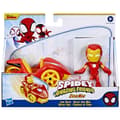 Miniatyrbild 1 av 3: Spidey Amazing Friends Fordon & Figur Iron Man Iron Racer
