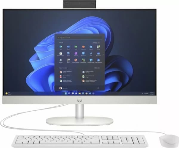 HP ProOne 240 G10 AiO PC 23.8" FHD/i5-1335U/16GB/SSD512GB/IrisXe/11PR Valkoinen 3Y 3Y