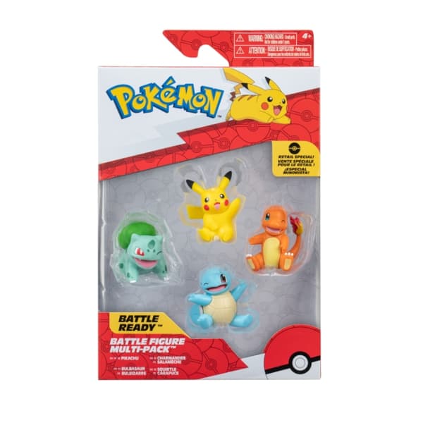 Pokemon Battle Figure Multi-Pack 4-pak