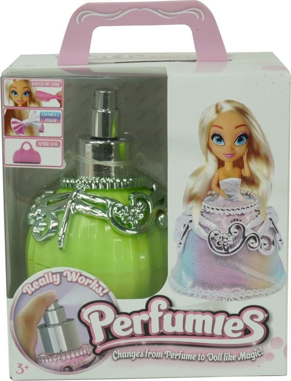 Perfumies Doll s1 Rosa Lea (Light Pink) Ella Jade (Grön)