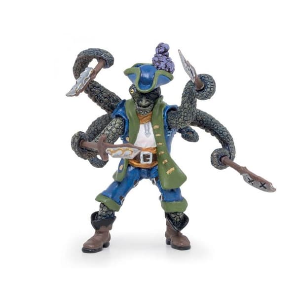 Figurin - Papo - Pirate Mutant Octopus - Ultrarealistisk - För barn - Stimulerar fantasin