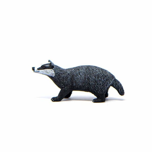 Miniatyrfigur - Schleich miniatyrkaraktär - 14842 - Grävling, 3 år gammal, WILD LIFE - statyett, 8 x 2 x 3 cm