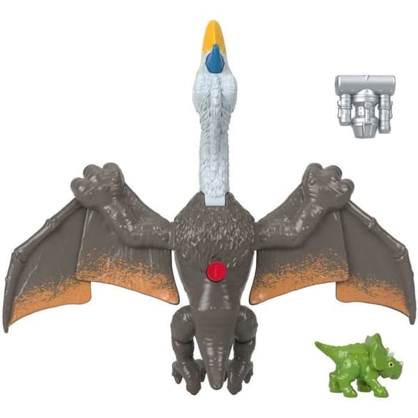 QUETZALCOATLUS BEAT WINGS - FISHER-PRIS - HML44 - IMAGINEXT JURASSIC WORLD FIGURINE