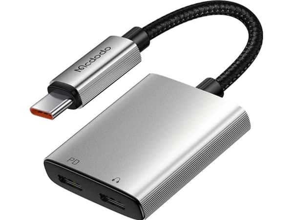 2-i-1 lydadapter Mcdodo CA-5570 2-i-1 USB-C til 2x USB-C
